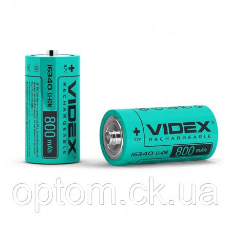 Акумулятор Videx Li-Ion 16340 800 mAh