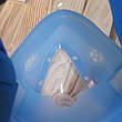 Повна панорамна маска для плавання снорклінга (L/XL) Блакитна з кріпленням для камери (живі фото), фото 4