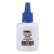 Штемпельна фарба універсальна синя 30 мл, Shiny SI-63