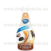 Ароматизатор сухой листик Fresh Way Dry So Fresh Cuppucino and Vanila (Капучино и Ваниль)