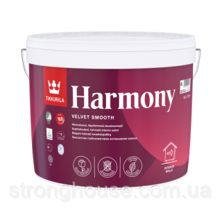 Tikkurila Harmony 9л Тіккуріла Гармонія фарба глубокоматовая інтер'єрна