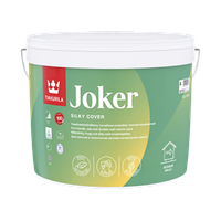 Tikkurila JOKER 9л Тіккуріла Джокер фарба шовковисто-матова інтер'єрна