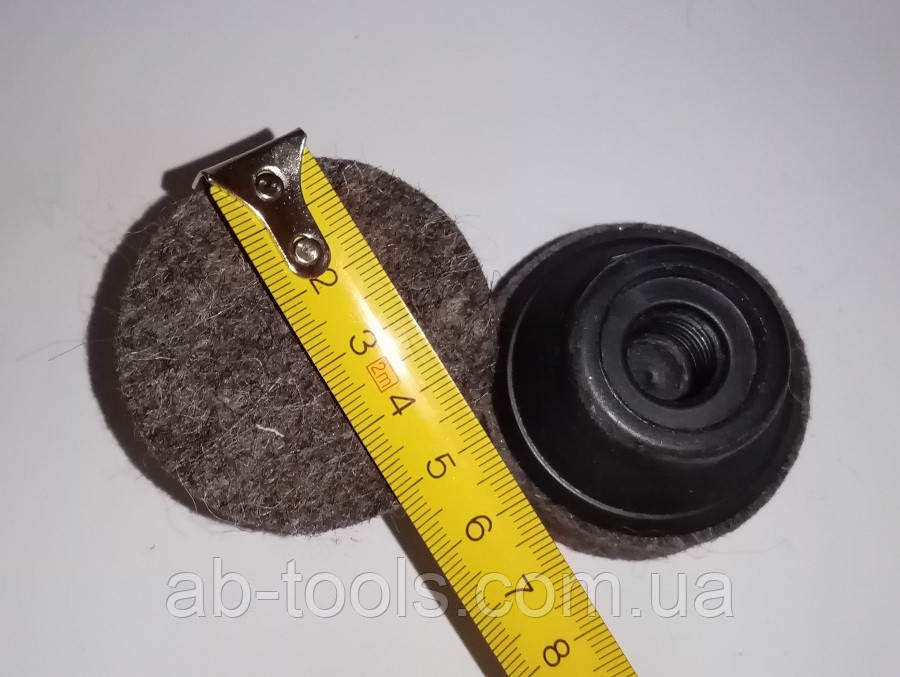 Повстяний диск 50 мм для полірування М14, фото 1