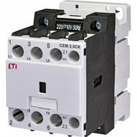 Контактор для конденсаторних батарей CEM 2,5CK.01 2,5kVAr ETI