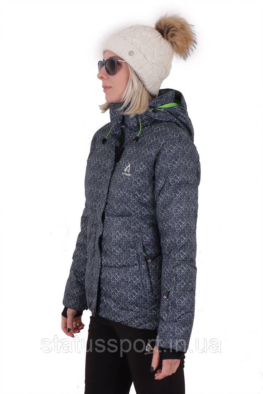 Женская зимняя куртка Azimuth B8089 Черная - фото 2 - id-p1211019183