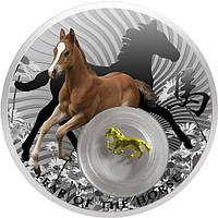 Серебряная монета «Год Лошади» 28,28 грамм Ниуэ 2014