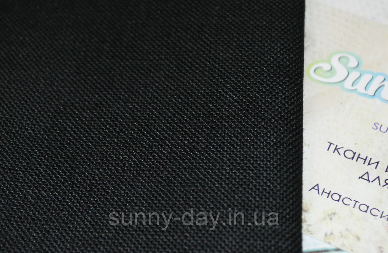 Тканина для вишивання 3609/720 Belfast, колір чорний, 32 ct., фото 1