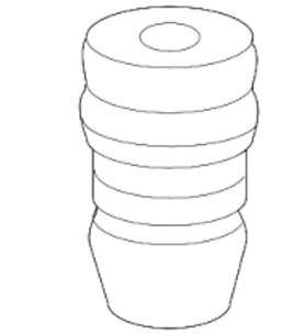 Буфер відбійник амортизатора переднього Acura MDX ZDX Акура МДХ ЗДХ 51722STXA02 51722-STX-A02