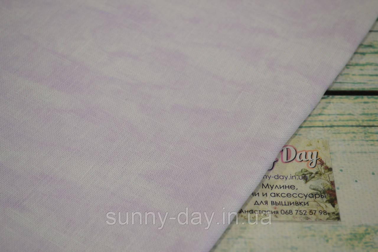 Тканина для вишивання 3609/5059 Belfast, колір — фіолетовий вінтаж/фіолетовий із розводами, 32 ct., фото 1