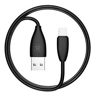 Кабель для зарядки телефона/ смартфона Baseus USB - Lightning 1.2 м 2 А Чорний (CALMY-01), фото 3