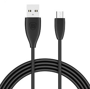 Кабель для зарядки телефона/ смартфона Baseus USB - Micro USB 1 м 2 А Чорний (CAMMY-01), фото 1
