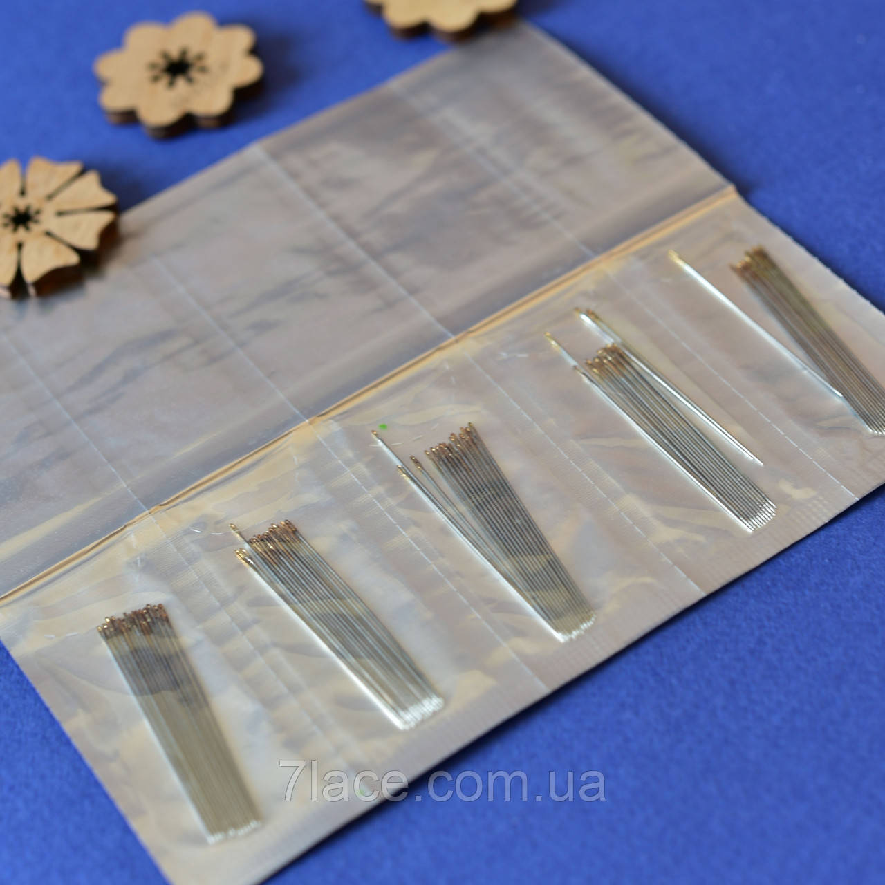 Набір голок для бісеру No10/довжина голки 4 см/в пакованні 15 шт., фото 1