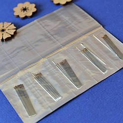 Набір голок для бісеру No10/довжина голки 4 см/в пакованні 15 шт.