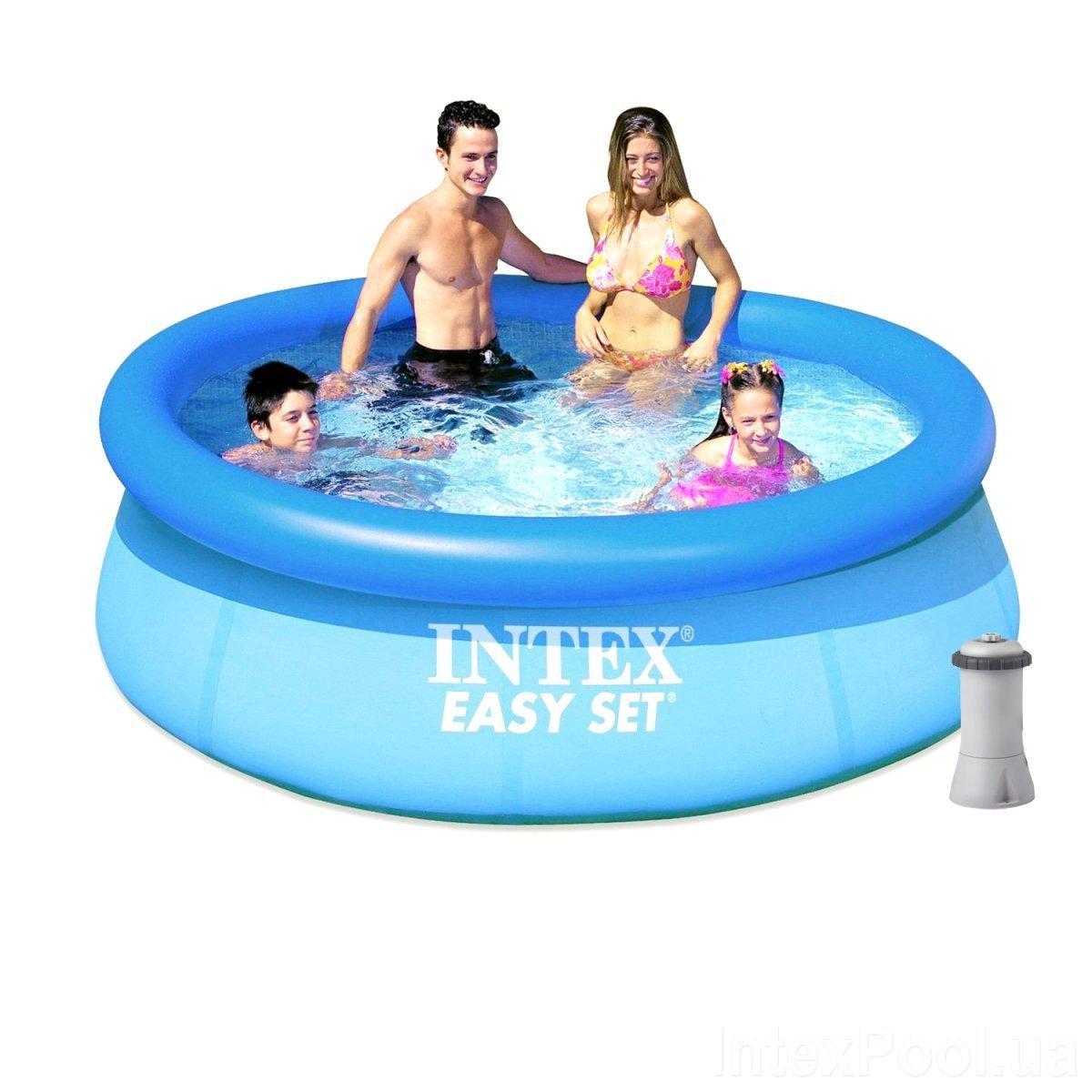 Надувний басейн з насосом, фото 1