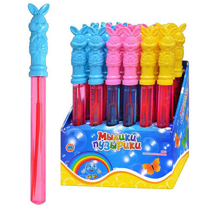 Мильні бульбашки меч, 3 кольори, 24 шт у дисплеї M 1010