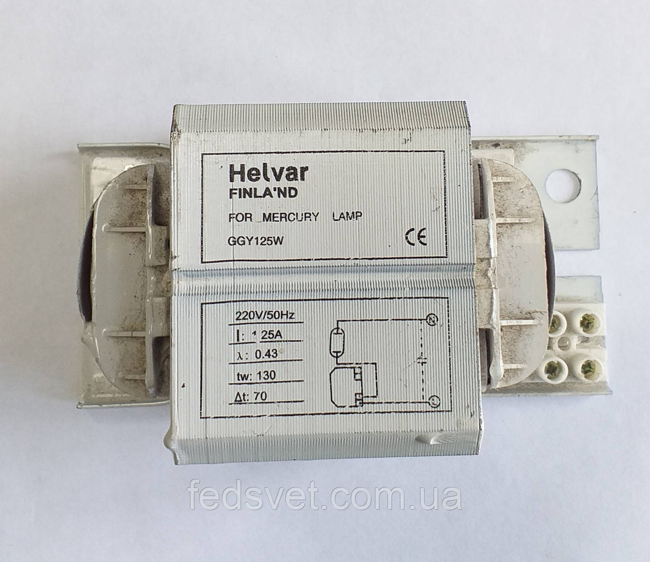 Дросель ДРЛ 125 Helvar