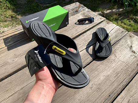 Чоловічі оригінальні в'єтнамки Rider Cape Black чорні, фото 1