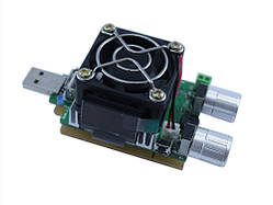 USB тестер JUWEI 4-24В з регульованим навантаженням 35Вт QC2.0 QC3.0