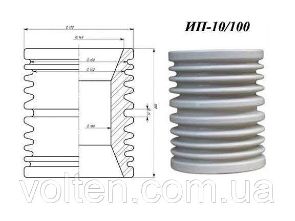 Ізолятори прохідні ІП 10-100-01