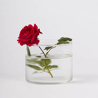 Ваза прозора "Циліндр" h 110 d120 1 літр