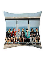 Подушка kpop Bts Bangtan boys двухсторонняя 40х40 см (p0027)