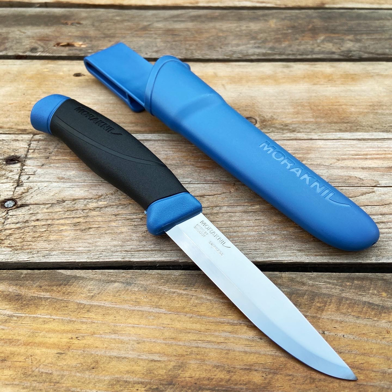 Нож Morakniv Companion Navy Blue Sandvik 12C27 Steel