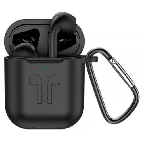 Гарнитура Hoco ES32 Plus AirPods Black with Wireless Charging Case черная
