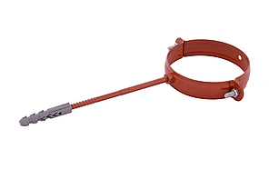 Тримач труби сталевий теракотовий L100 мм 90/75 Profil