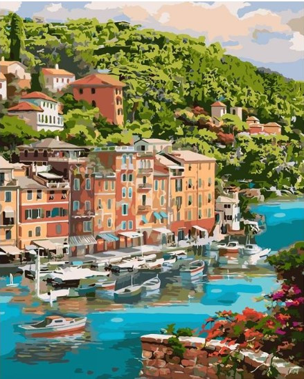 Картина за номерами Мальовнича бухта