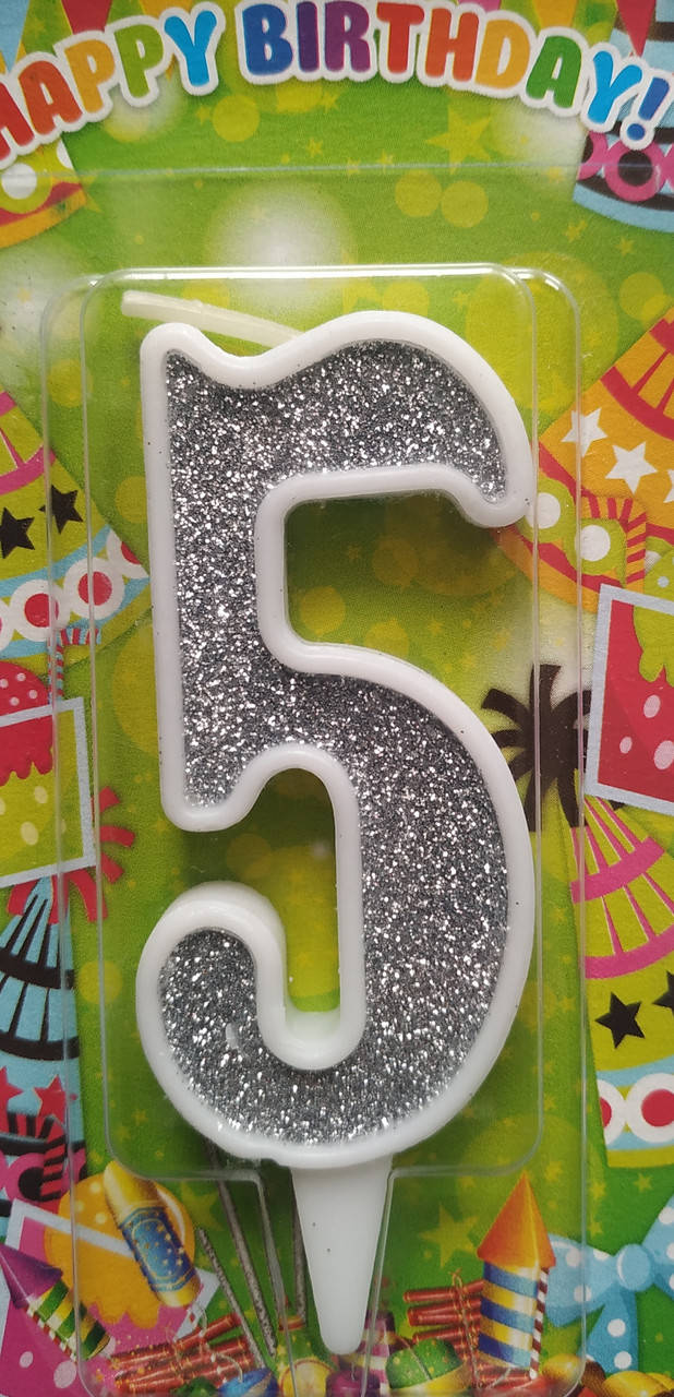 

СВІЧКА НА ТОРТ "5"