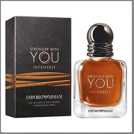 Giorgio Armani Stronger With You Intensely парфумована вода 100 ml. Армані Стронгер Віз Ю Інтенселі, фото 2