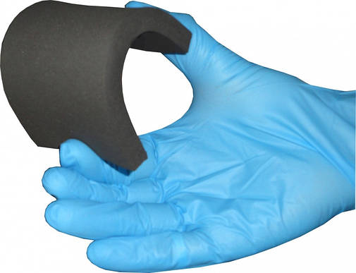 М'яка ручна оправка для водостійкої абразивного паперу 65х132х10мм VTP 1625, фото 2