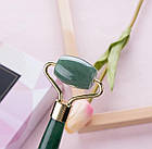 Ролик для особи і скребок гуаша з нефриту JADE ROLLER, фото 3