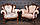 М'яке крісло в стилі Бароко "Белла" від виробника, з натурального дерева, французький стиль, ексклюзив, фото 2