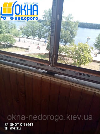 Ламіновані вікна всередині на лоджію 3 м, фото 2