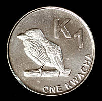 Монета Дюді 1 квача 2012 р. Замбійський дятел