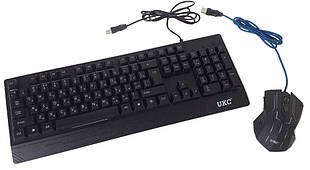 Комплект провідна ігрова клавіатура і миша UKC 4958