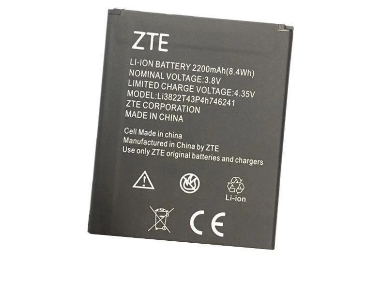 Акумулятор ZTE Li3822T43P4h746241 (BLADE L4 PRO, А465, A475, Amazing X3s), 2200 mAh