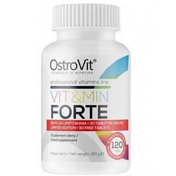 Вітаміни OstroVit Vitamin VIT&MIN Forte (120 таблеток.)