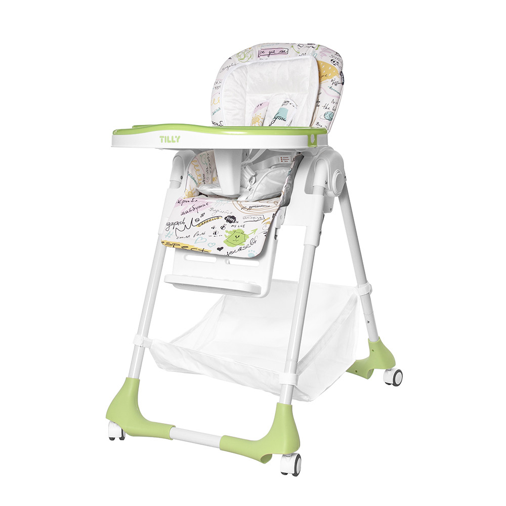 Стільчик для годування TILLY Bistro T-641/1 Зелений 100% водонепроникна тканина