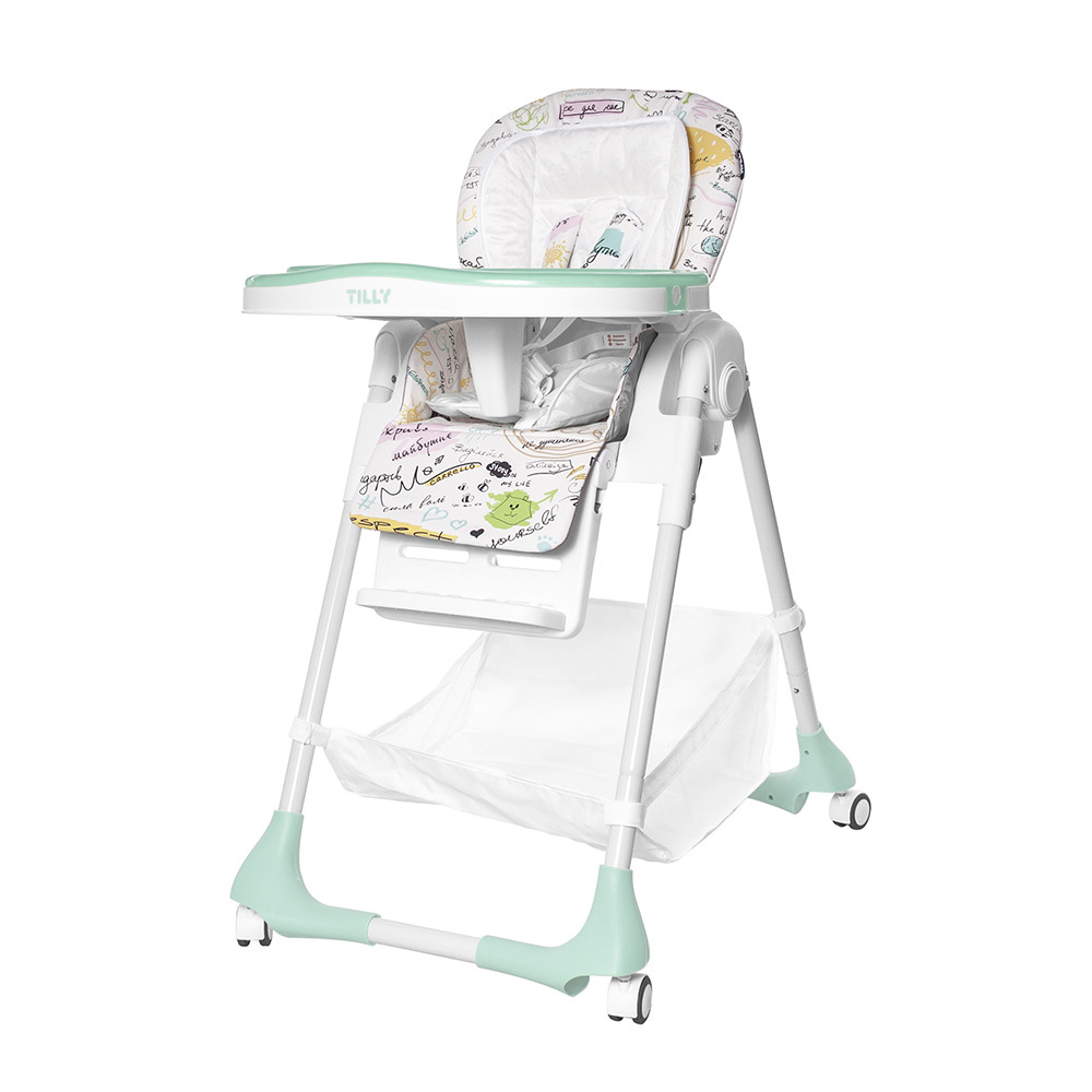 Стільчик для годування TILLY Bistro T-641/1 Сірий 100% водонепроникна тканина