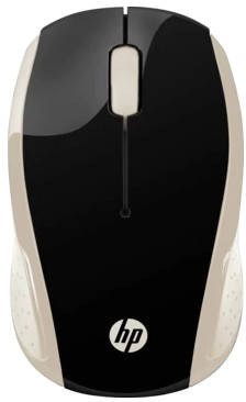 Мишка HP Безпровідна Mouse 200 Золотистий (2HU83AA), фото 1