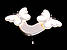 Настінний світильник Led метелик колір Білий 36 Ват Diasha 8067/2WH, фото 7