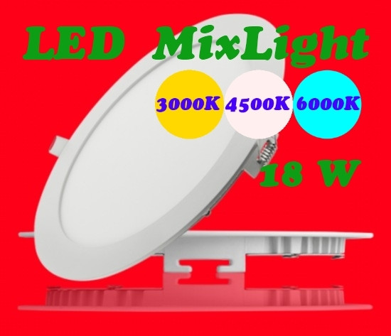 MixLight Downlight (Круглий Даунлайт) 18W glass