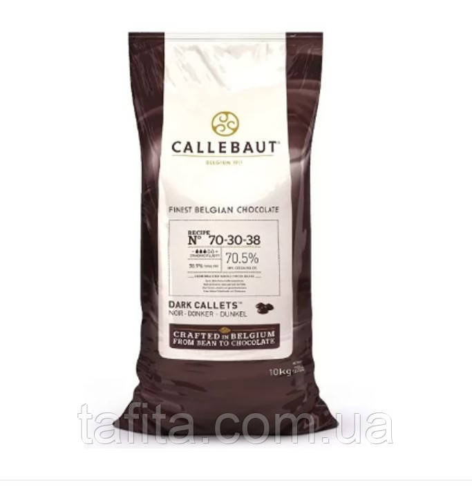 Callebaut Strong 70,5% рецепт No70-30-38 гіркий шоколад середньої плинності 100 г