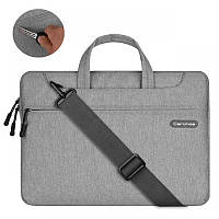 Сумка для ноутбука с ремнем на плече Cartinoe for MacBook 13 Silver