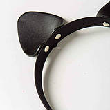 Обідок з вушками для рольових ігор «Гарлива Кішечка», Black, фото 2