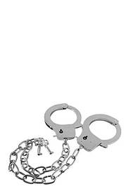 Наручники металеві для сексу БДСМ GP METAL HANDCUFFS LONG CHAIN