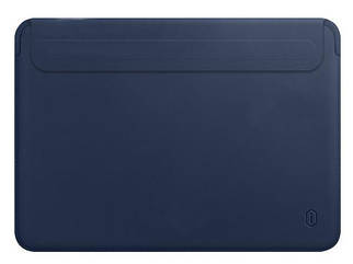 Папка-конверт Wiwu Skin Pro2 Leather для MacBook 15,4" blue