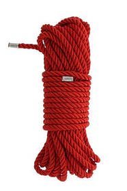 Червона Мотузка Шибарі для бондажу BLAZE DELUXE BONDAGE ROPE 10M RED